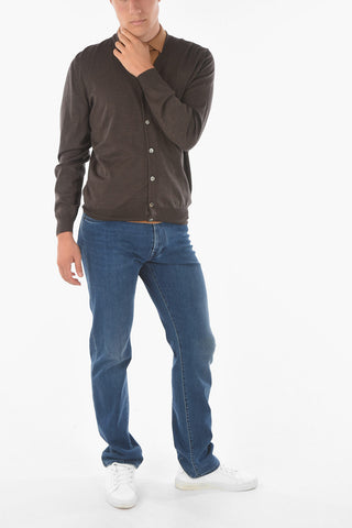 Cardigan MILLENIUM in Lana Vergine con Bottoni