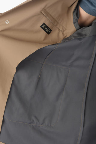 Water-resistant Lined SYROPX2 Trench with Button Closure