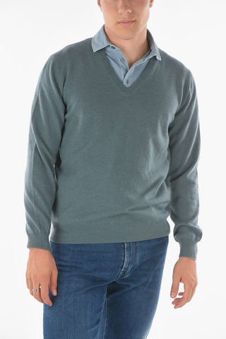 V Neck Cashmere Sweater