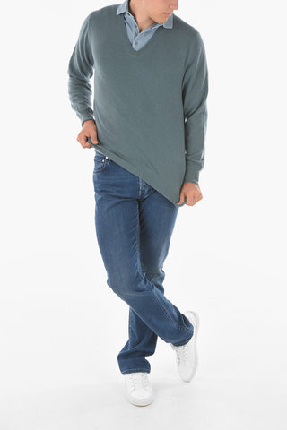 V Neck Cashmere Sweater