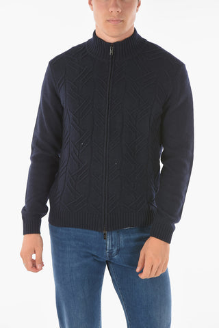 CC COLLECTION Mock Neck EVEREST Front Zipped Pullover