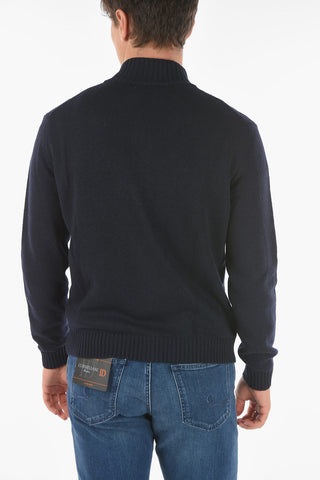 CC COLLECTION Mock Neck EVEREST Front Zipped Pullover