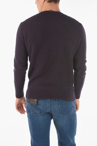 CC COLLECTION Crew Neck AGATA Jacquard Knitted Sweater
