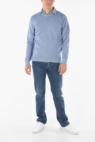 Maglia Girocollo WHIS in Lana Vergine