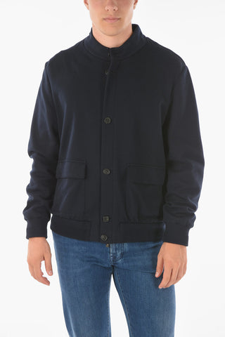 ID Foldable Hooded Sweatshirt with Button Fastening
