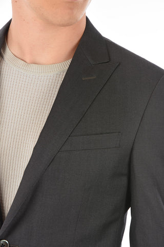 Virgin Wool ACADEMY CERIMONY Blazer with Peak Lapel