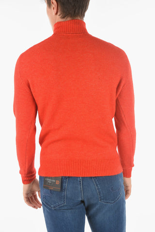 CC COLLECTION Turtleneck AGATA Aran Pullover