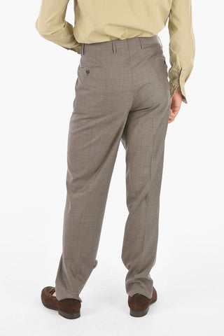 Extrafine Virgin Wool LEADER Slack Pants