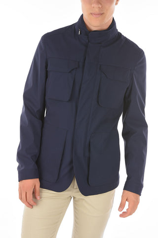 ID Removable Hood IDENTITY Front Zipped Blazer