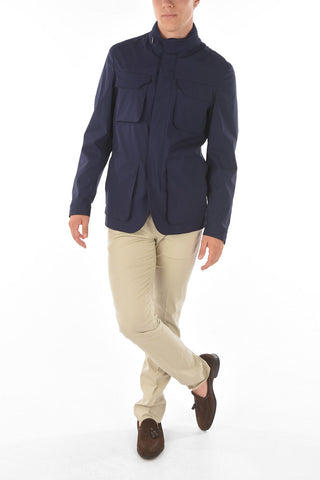 ID Removable Hood IDENTITY Front Zipped Blazer