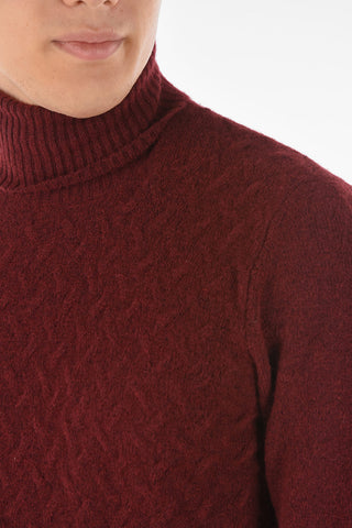 CC COLLECTION Turtleneck AGATA Jacquard Pullover
