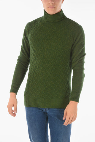 CC COLLECTION Turtleneck AGATA Jacquard Pullover