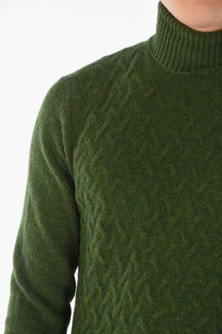 CC COLLECTION Turtleneck AGATA Jacquard Pullover