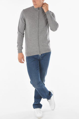 Mock Neck DOROTEA Front Zipped Sweater