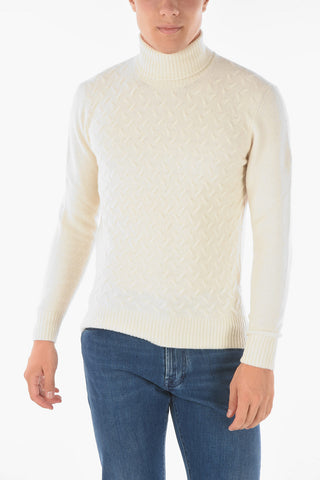 CC COLLECTION Turtleneck AGATA Jacquard Pullover