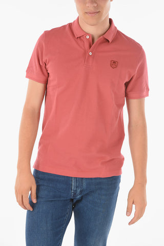 Embroidered Emblem PIQUET Cotton Polo