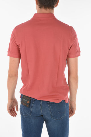 Embroidered Emblem PIQUET Cotton Polo