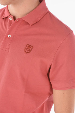 Embroidered Emblem PIQUET Cotton Polo