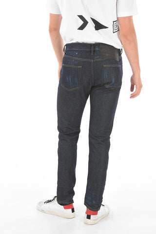 16cm visible stitching  D-STRUKT Slim Fit Jeans L32