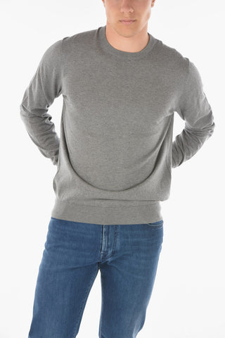 Crew Neck GOLD Cashmere Blend Sweater