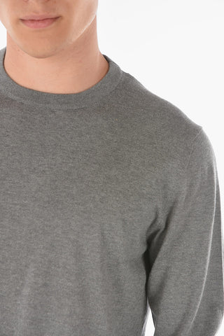 Crew Neck GOLD Cashmere Blend Sweater