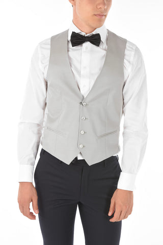 CC COLLECTION Virgin Wool Blend CERIMONY RESET Vest with 4 Buttons