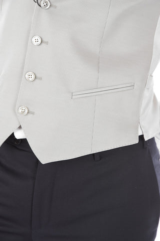 CC COLLECTION Virgin Wool Blend CERIMONY RESET Vest with 4 Buttons