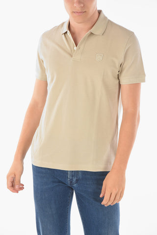 Embroidered Emblem PIQUET Cotton Polo