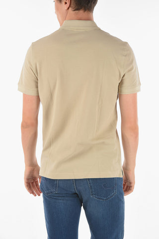 Embroidered Emblem PIQUET Cotton Polo