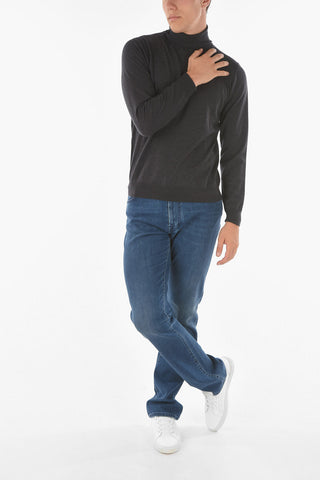 CC COLLECTION Turtleneck Virgin Wool Sweater