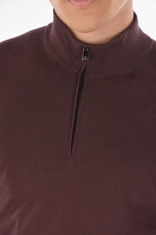 Maglia Mock Neck MILLENIUM in Lana Vergine