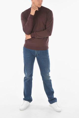 Maglia Mock Neck MILLENIUM in Lana Vergine