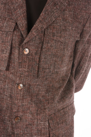 ID Blazer Sahariano IDENTITY in Lino con Revers Classico