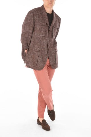 ID Blazer Sahariano IDENTITY in Lino con Revers Classico