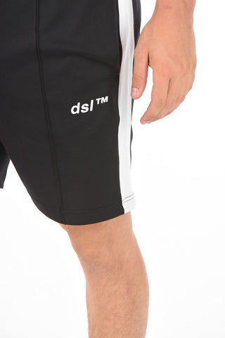 contrasting side band P-KURLY shorts