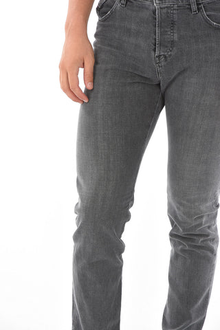 17cm logoed buttons D-KRAS-X slim fit jeans L32