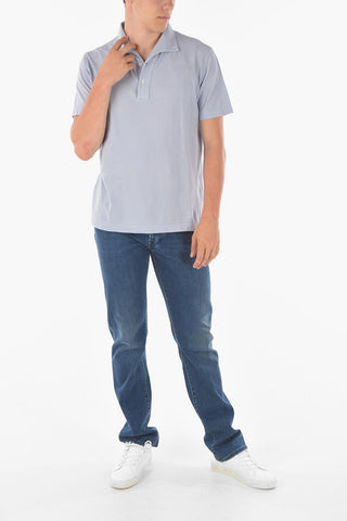 Embroidered Emblem Cotton Polo