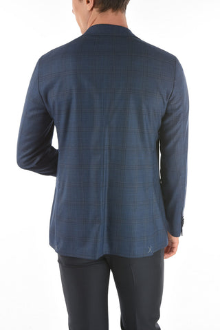 CC COLLECTION Tartan Motif RIGHT Half-lined Blazer