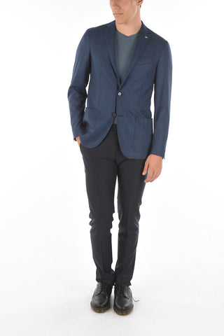 CC COLLECTION Tartan Motif RIGHT Half-lined Blazer