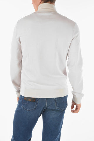 Felpa Mock Neck BONINA con Zip Frontale