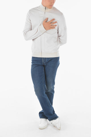 Felpa Mock Neck BONINA con Zip Frontale