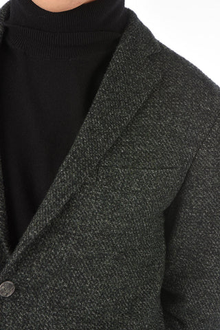 Virgin Wool Blend Half-lined RESORT Blazer with Patch Pockets