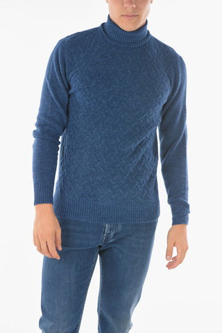 CC COLLECTION Turtleneck AGATA Jacquard Pullover