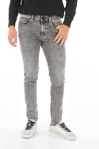 16cm Acid Wash Effect D-STRUKT Slim Fit Jeans L32