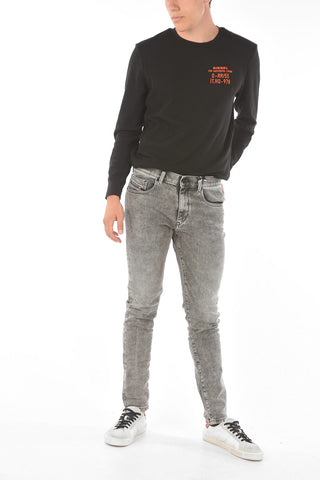16cm Acid Wash Effect D-STRUKT Slim Fit Jeans L32