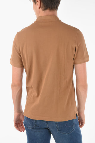 Embroidered Emblem PIQUET Cotton Polo
