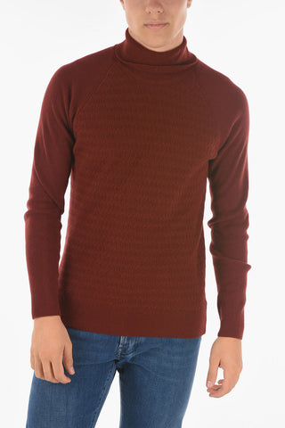 Pullover a Collo Alto DOROTEA in Misto Cashmere