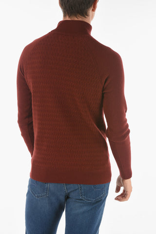 Pullover a Collo Alto DOROTEA in Misto Cashmere