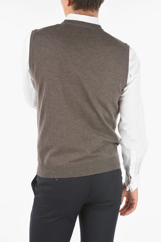 V Neck MY FILL Virgin Wool Vest
