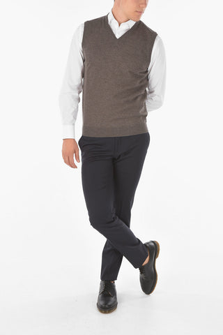 V Neck MY FILL Virgin Wool Vest
